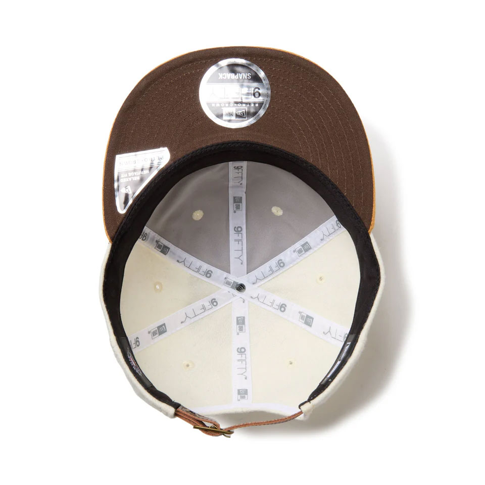 NEW ERA �˥塼���� RC 9FIFTY Newyork Yankees Off White/Mustard Suede Visor