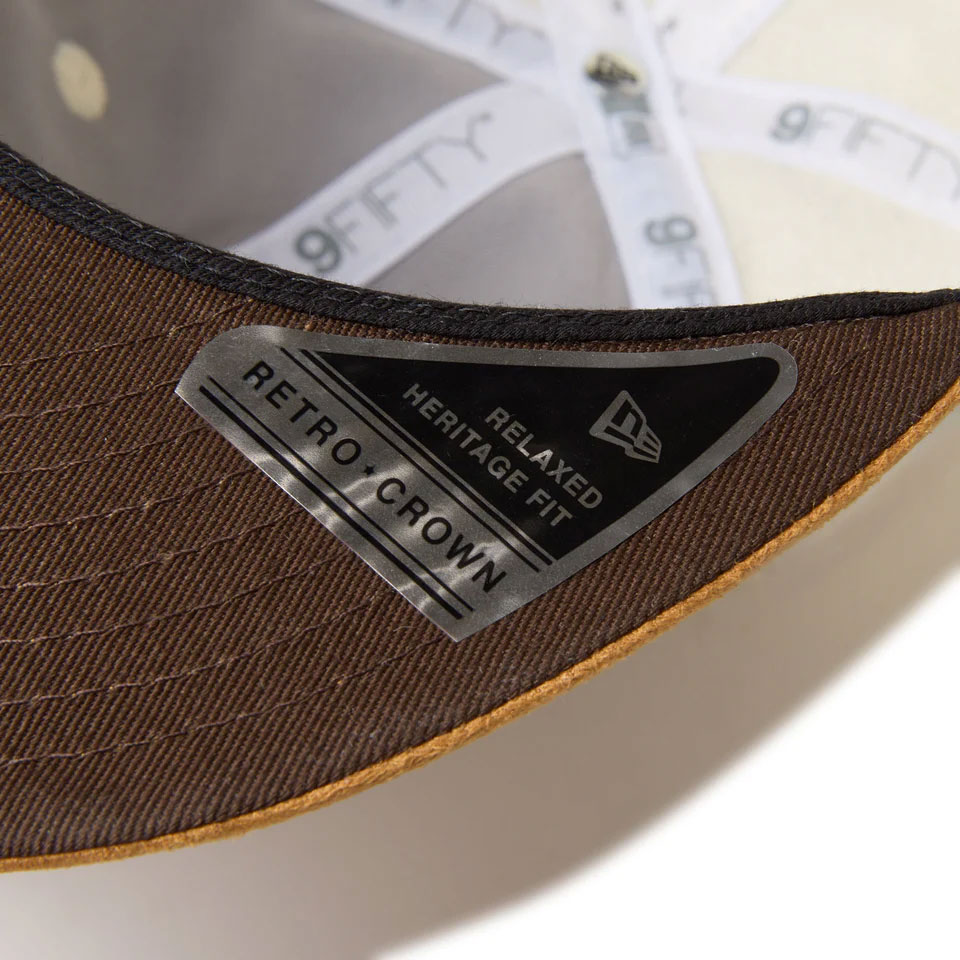 NEW ERA �˥塼���� RC 9FIFTY Newyork Yankees Off White/Mustard Suede Visor