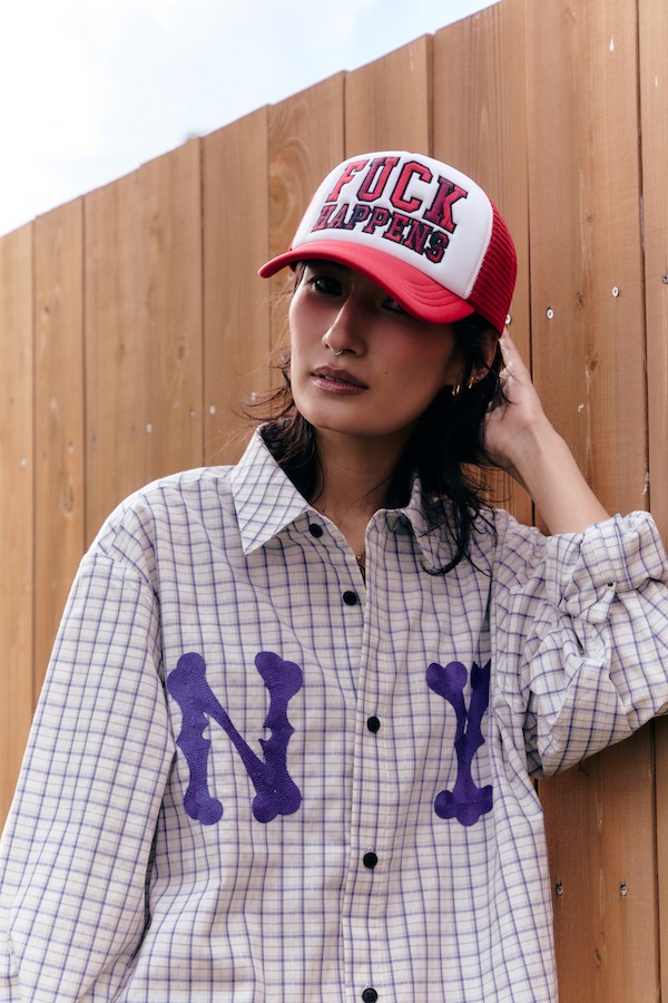 WOKE EDGE �����������å� Ny Glit Check Shirt