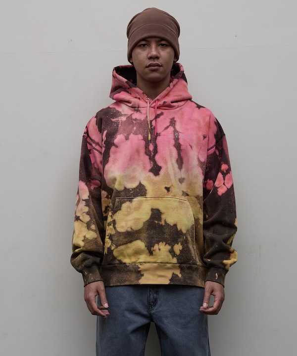BAL Х LOGO TIE DYE HOODIE by YUKIDYE