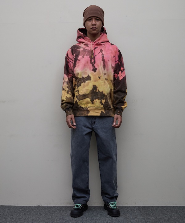 BAL Х LOGO TIE DYE HOODIE by YUKIDYE
