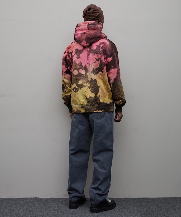 BAL Х LOGO TIE DYE HOODIE by YUKIDYE