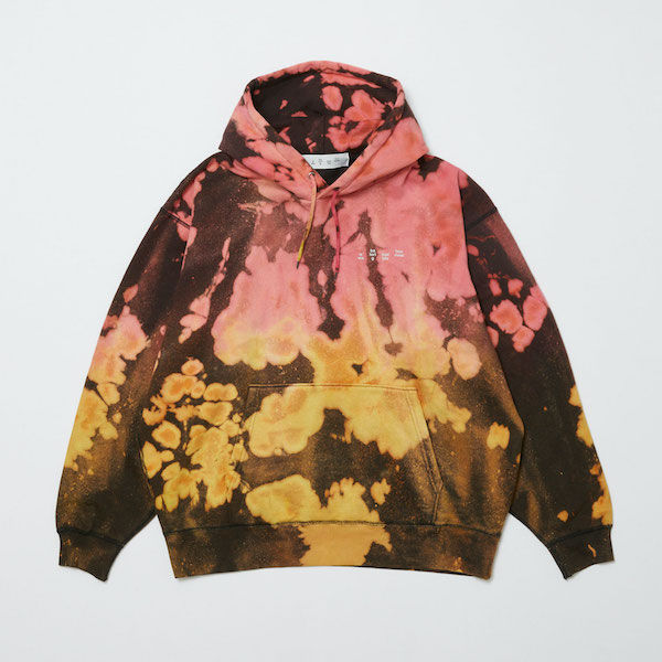 BAL Х LOGO TIE DYE HOODIE by YUKIDYE