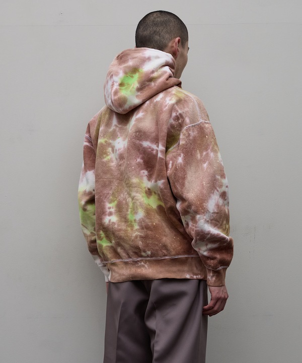 BAL Х LOGO TIE DYE HOODIE by YUKIDYE