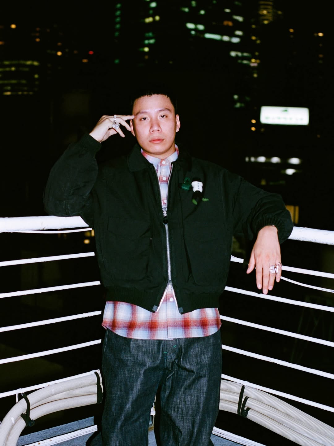 WHIMSY �����ॸ�� Flight Nylon Bomber Jacket