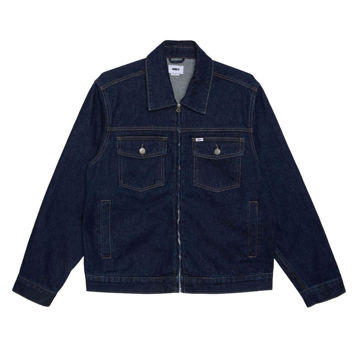 OBEY ���٥� Obey Base Trucker Jacket
