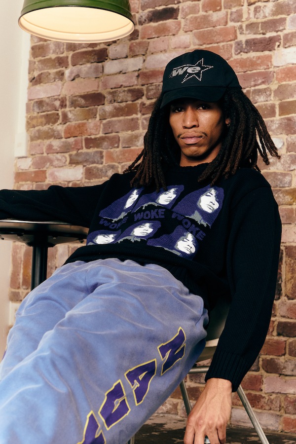 WOKE EDGE �����������å� Rhinestone WE Star Logo Cap