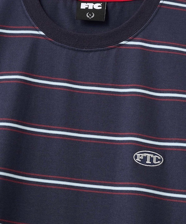 FTC ���եƥ������� PUFF LOGO STRIPE RINGER TEE