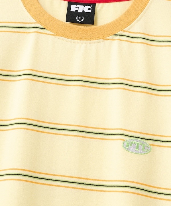 FTC ���եƥ������� PUFF LOGO STRIPE RINGER TEE