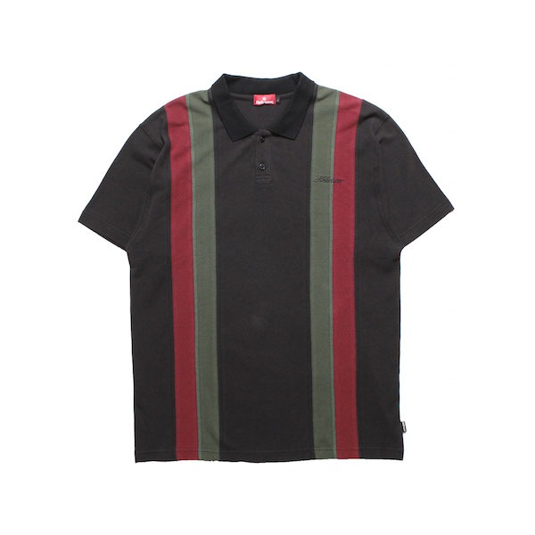 Hellrazor إ쥤 DOUBLE STRIPED POLO SHIRT