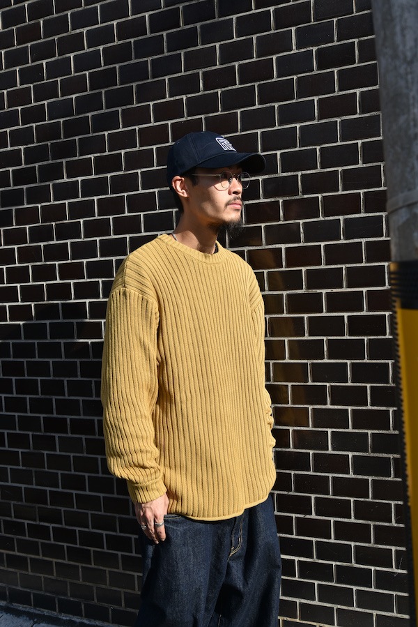 Hellrazor �إ�쥤���� BIG RIB CREW KNIT