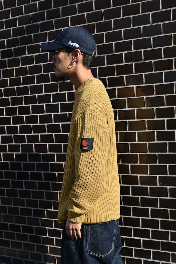 Hellrazor �إ�쥤���� BIG RIB CREW KNIT