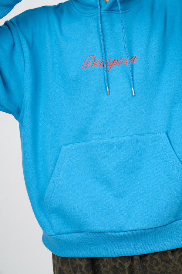 Diaspora skateboards �ǥ������ݥ� Script Logo Hooded Sweatshirt