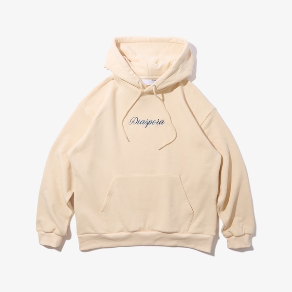 Diaspora skateboards �ǥ������ݥ� Script Logo Hooded Sweatshirt