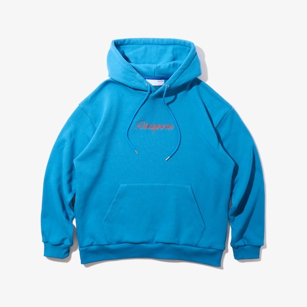 Diaspora skateboards �ǥ������ݥ� Script Logo Hooded Sweatshirt