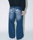XLARGE ȥ顼 OLD ENGLISH BAGGY DENIM PANTS