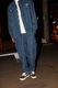 HAIGHT �إ��� STRIPE DENIM PAINTER PANTS