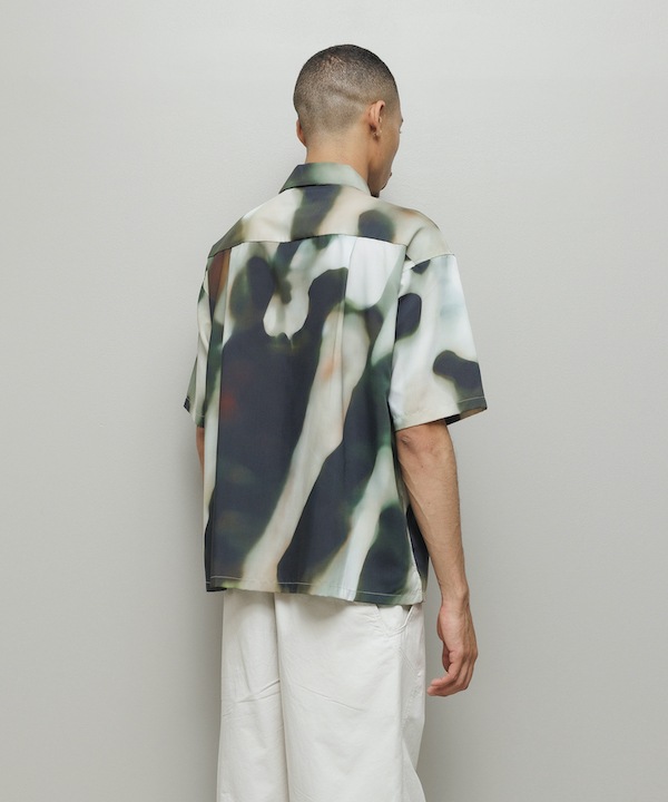 BAL �Х� BLUR PATTERN SS SHIRT