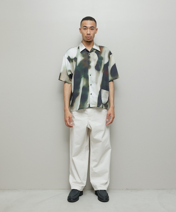 BAL �Х� BLUR PATTERN SS SHIRT