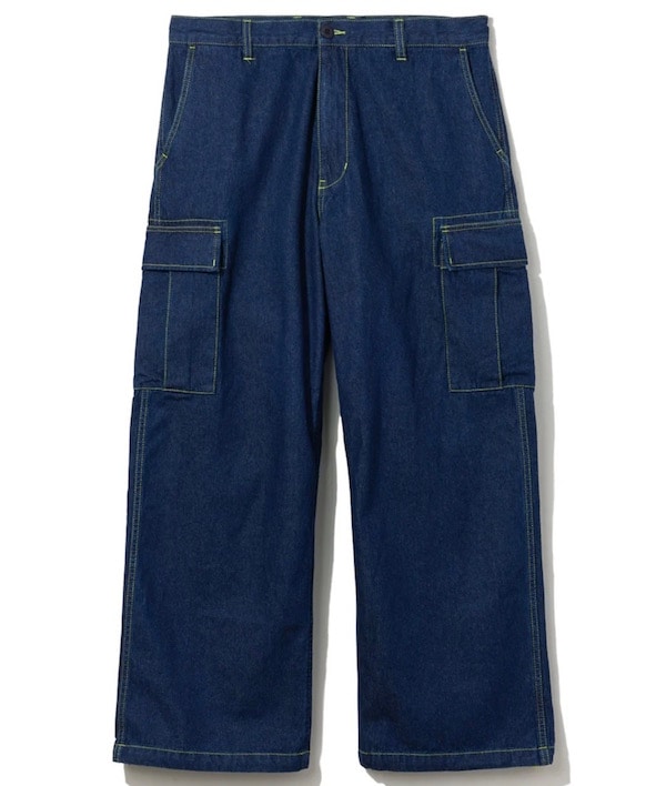 XLARGE �������ȥ�顼�� COLOR STITCHED DENIM CARGO PANTS