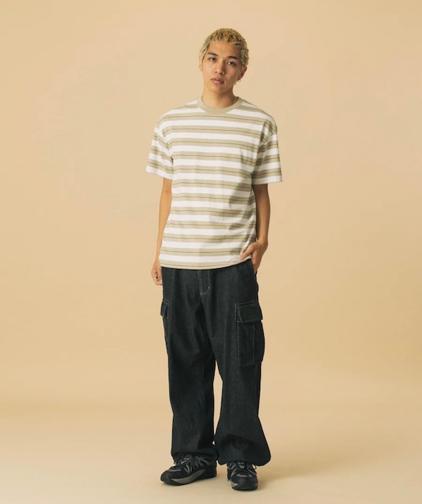 XLARGE �������ȥ�顼�� COLOR STITCHED DENIM CARGO PANTS