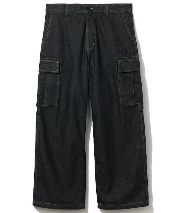 XLARGE �������ȥ�顼�� COLOR STITCHED DENIM CARGO PANTS
