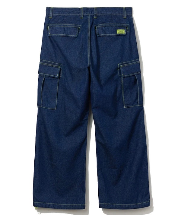 XLARGE �������ȥ�顼�� COLOR STITCHED DENIM CARGO PANTS