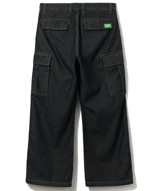 XLARGE �������ȥ�顼�� COLOR STITCHED DENIM CARGO PANTS