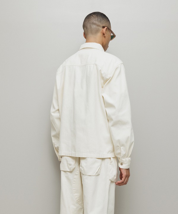 BAL �Х� CREW HERRINGBONE OVER SHIRT