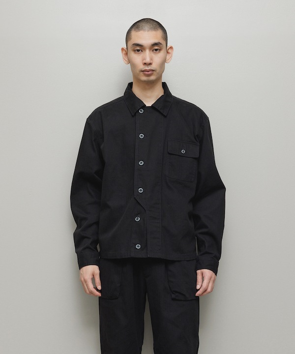 BAL �Х� CREW HERRINGBONE OVER SHIRT