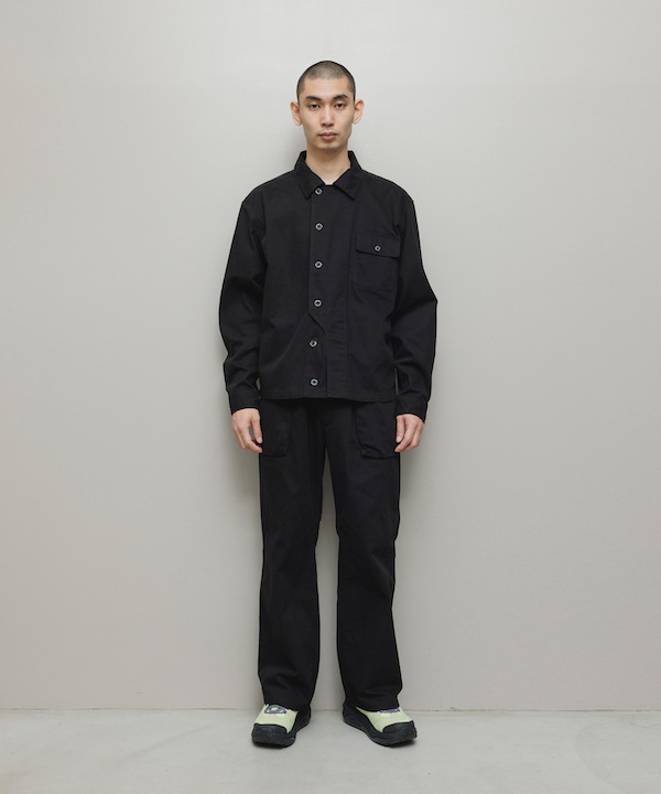 BAL �Х� CREW HERRINGBONE OVER SHIRT