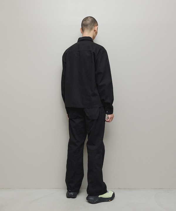 BAL �Х� CREW HERRINGBONE OVER SHIRT