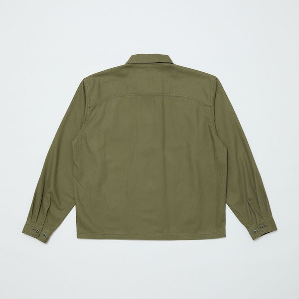 BAL �Х� CREW HERRINGBONE OVER SHIRT