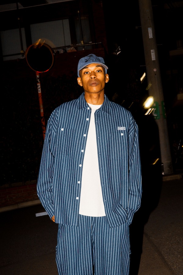 HAIGHT �إ��� STRIPE DENIM SHIRT
