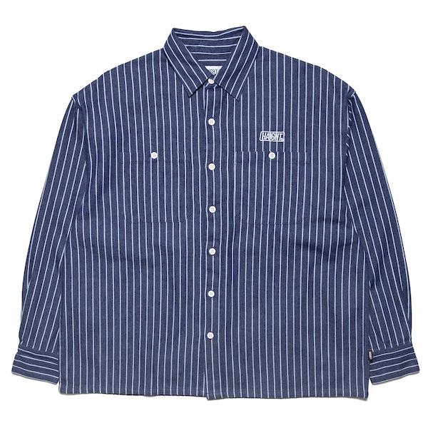 HAIGHT �إ��� STRIPE DENIM SHIRT