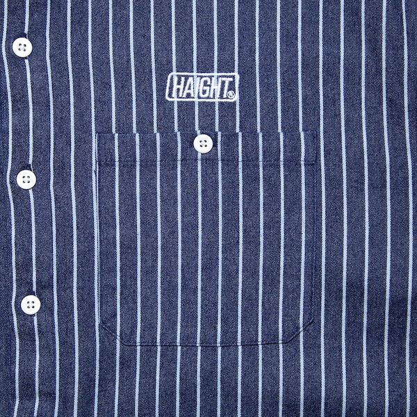 HAIGHT �إ��� STRIPE DENIM SHIRT