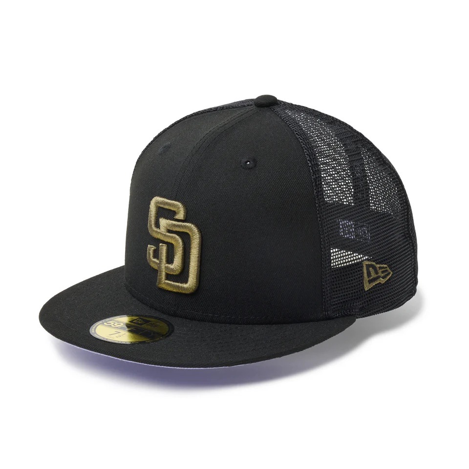 NEW ERA �˥塼���� 59FIFTY Trucker San Diego Padres Hydrangea Black
