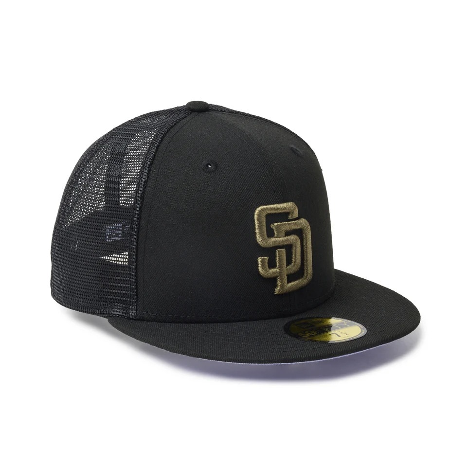 NEW ERA �˥塼���� 59FIFTY Trucker San Diego Padres Hydrangea Black