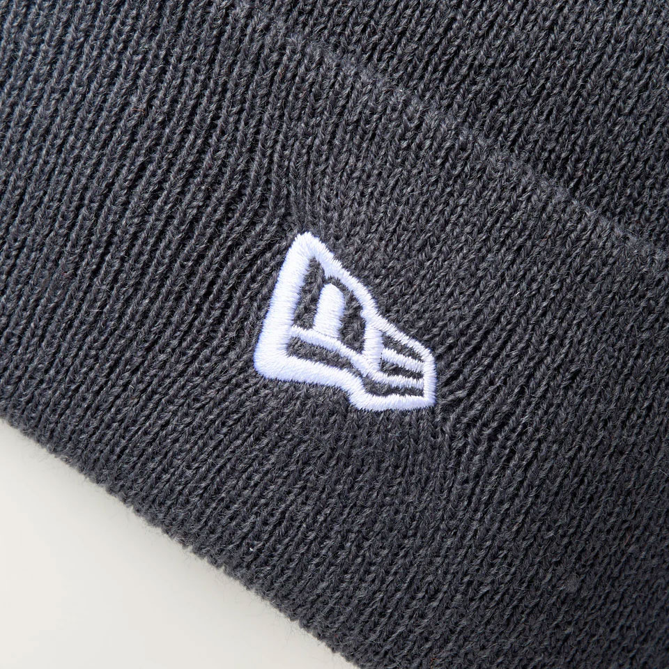 NEW ERA ˥塼 Basic Cuff Knit MLB Team Logo Boston Red Sox Charcoal