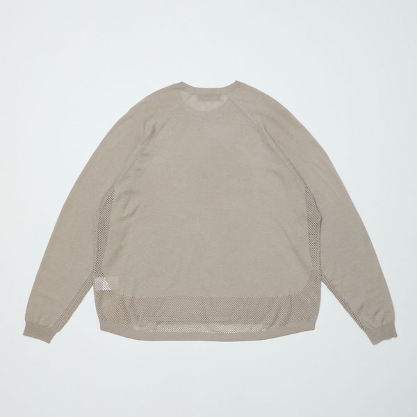 BAL �Х� VENTILATION MESH CREW SWEATER