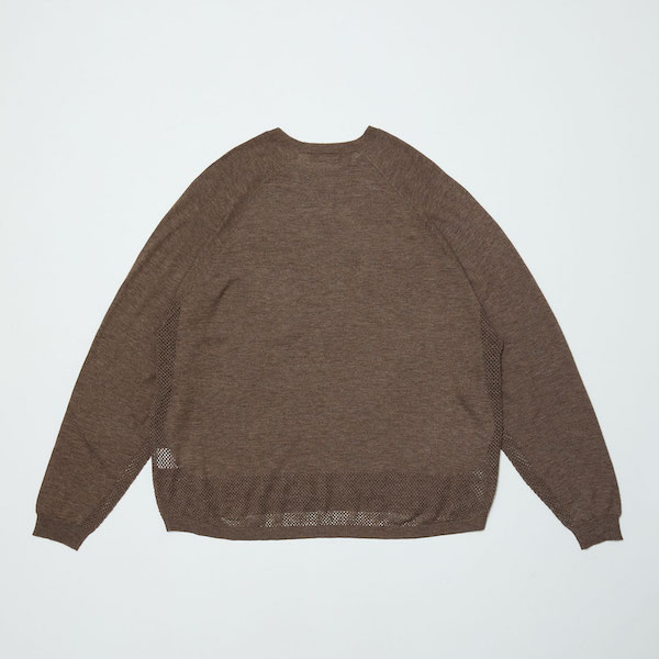 BAL �Х� VENTILATION MESH CREW SWEATER