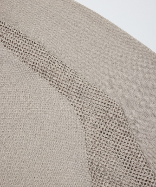 BAL �Х� VENTILATION MESH CREW SWEATER