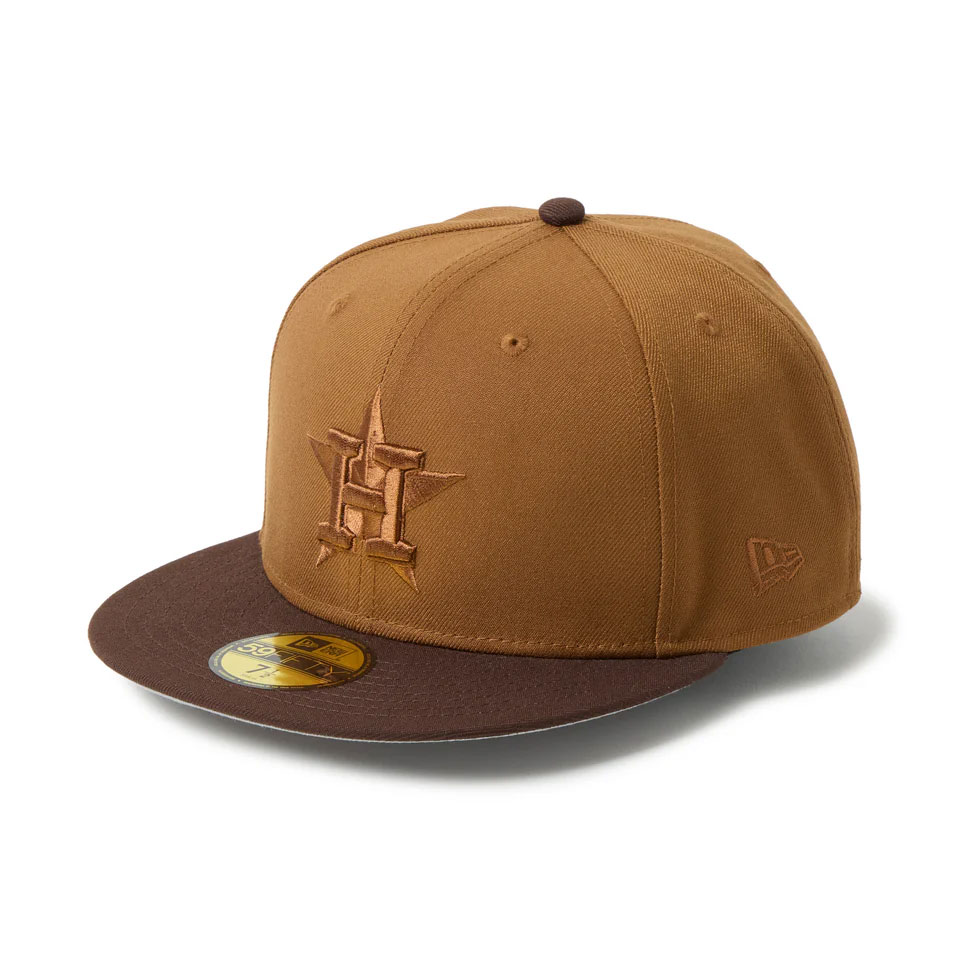 NEW ERA �˥塼���� 59FIFTY Tonal Logo Houston Astros Toasted Peanuts/Burnt Wood Visor