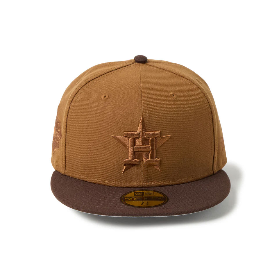 NEW ERA �˥塼���� 59FIFTY Tonal Logo Houston Astros Toasted Peanuts/Burnt Wood Visor