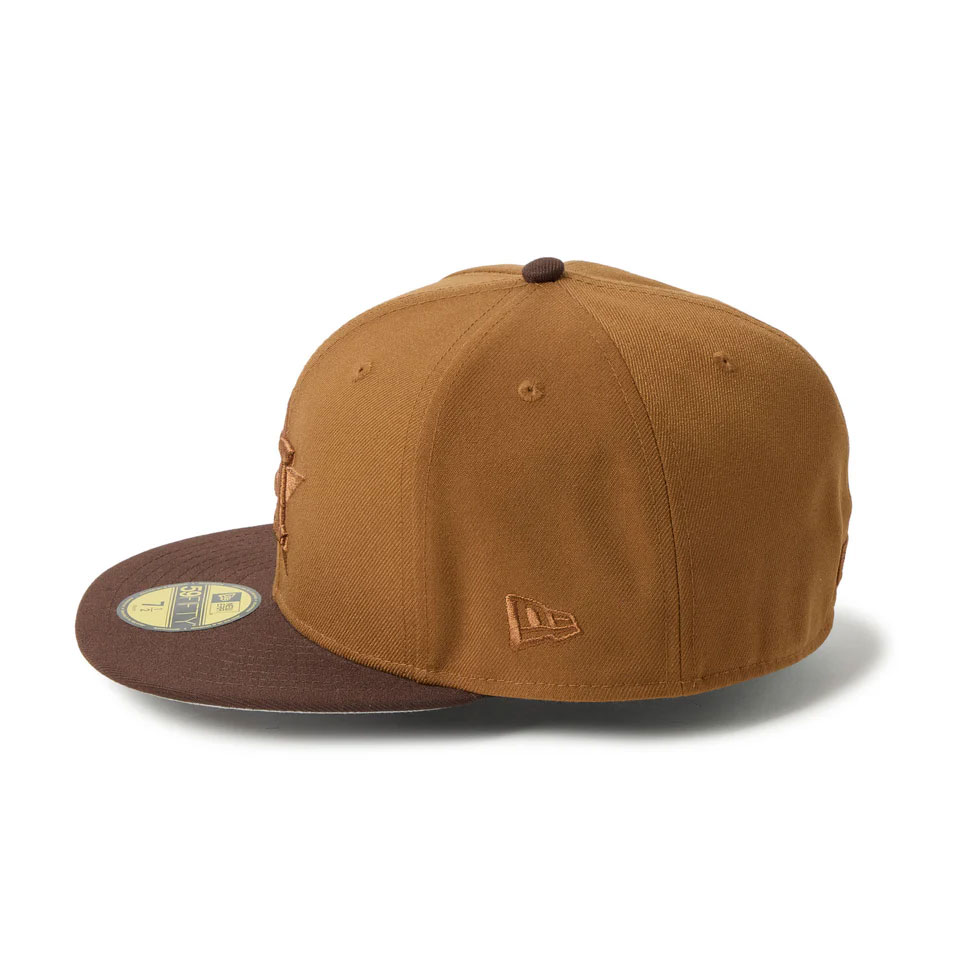 NEW ERA �˥塼���� 59FIFTY Tonal Logo Houston Astros Toasted Peanuts/Burnt Wood Visor