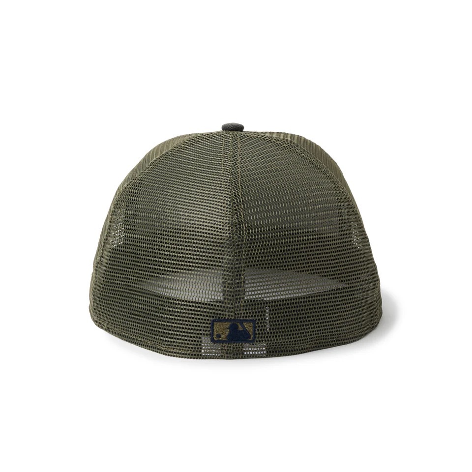 NEW ERA �˥塼���� 59FIFTY Trucker Newyork Yankees Hydrangea New Olive/Dark Pewter Visor