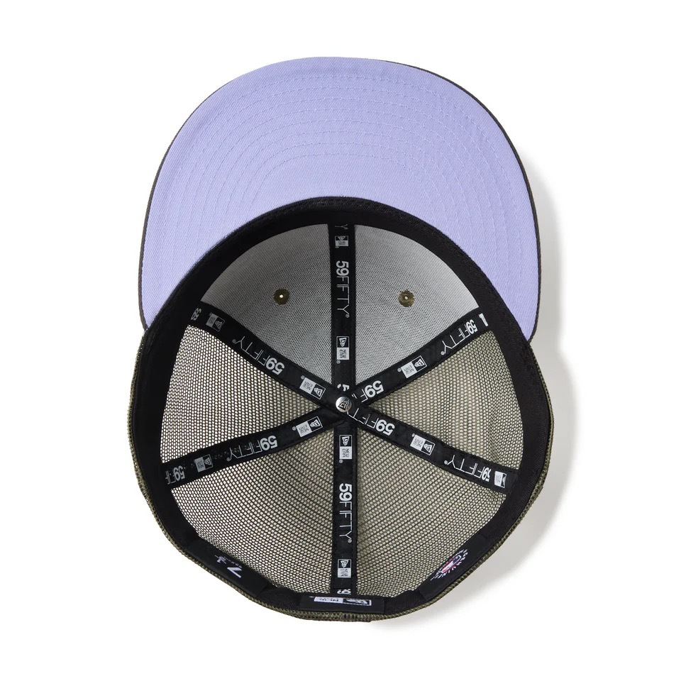 NEW ERA �˥塼���� 59FIFTY Trucker Newyork Yankees Hydrangea New Olive/Dark Pewter Visor