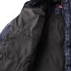 Hellrazor إ쥤 H CHAIN SUEDE HOODED DOWN JACKET