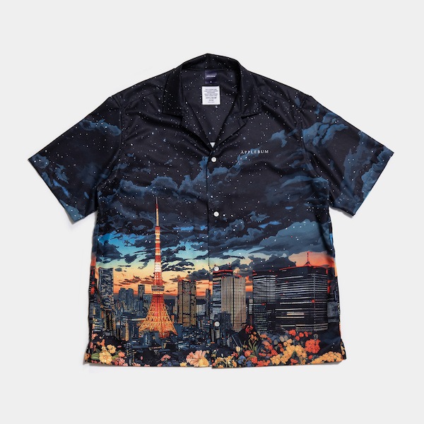APPLEBUM åץХ "Tokyo Sunset Aloha Shirt