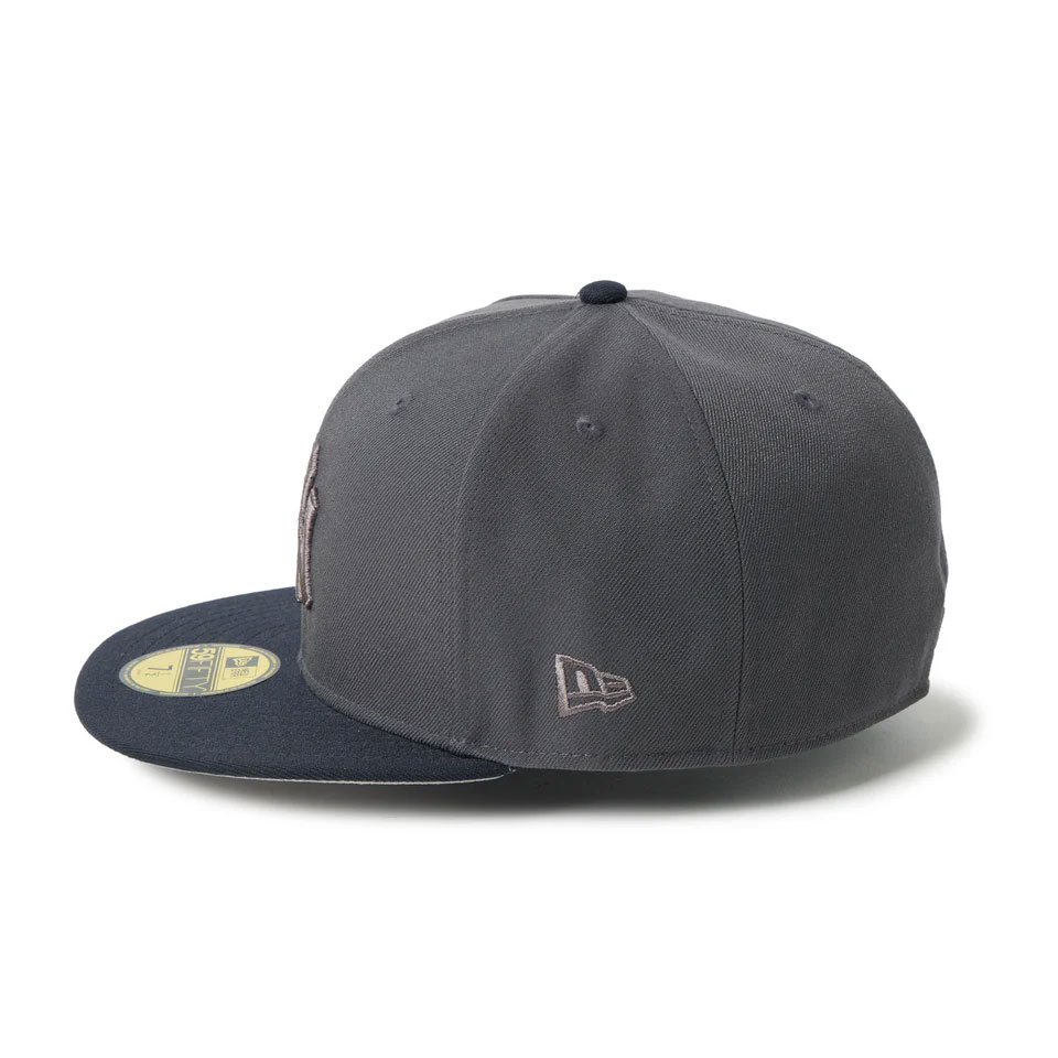 NEW ERA �˥塼���� 59FIFTY Tonal Logo Newyork Yankees Dark Graphite/Navy Visor
